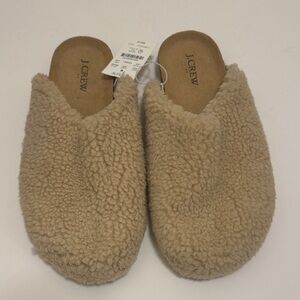 NWT J.Crew Sherpa Clog Shoes